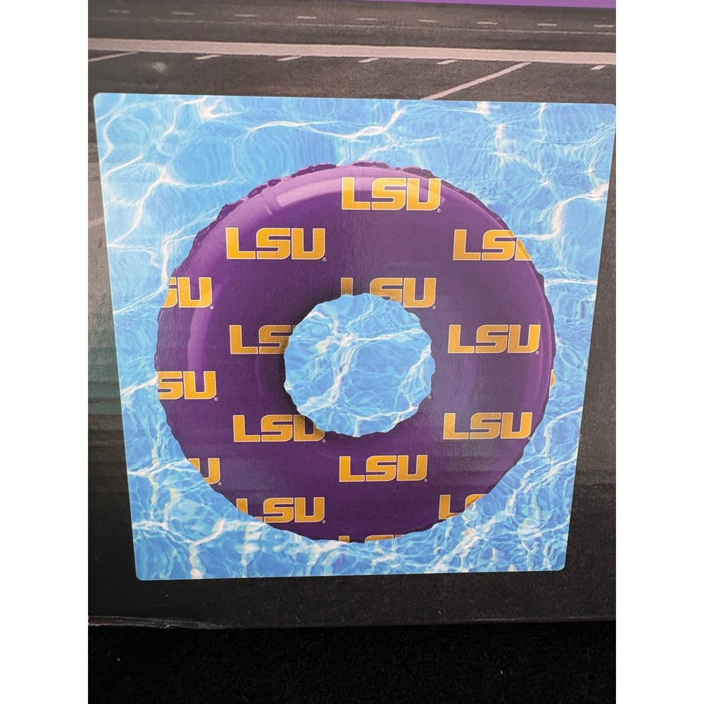LSU‎ Tigers 48 Inch Inflatable Pool Float Pegasus Sports Purple Collegiate Tube